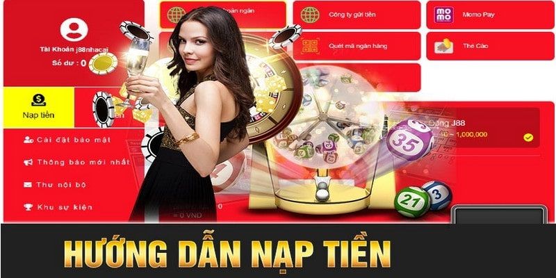 Các bước giúp khách hàng tạo lệnh nạp tiền J88 thành công